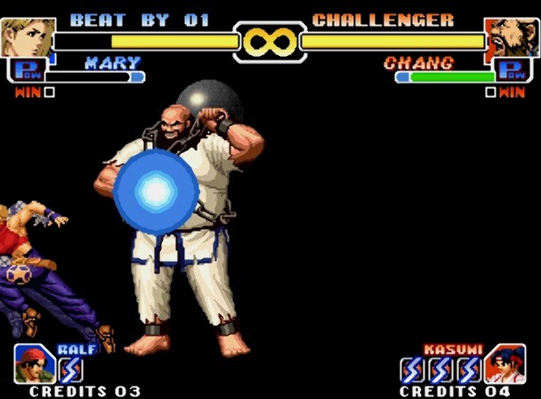 拳皇怀旧kof99 陈国汉vs玛丽 bug