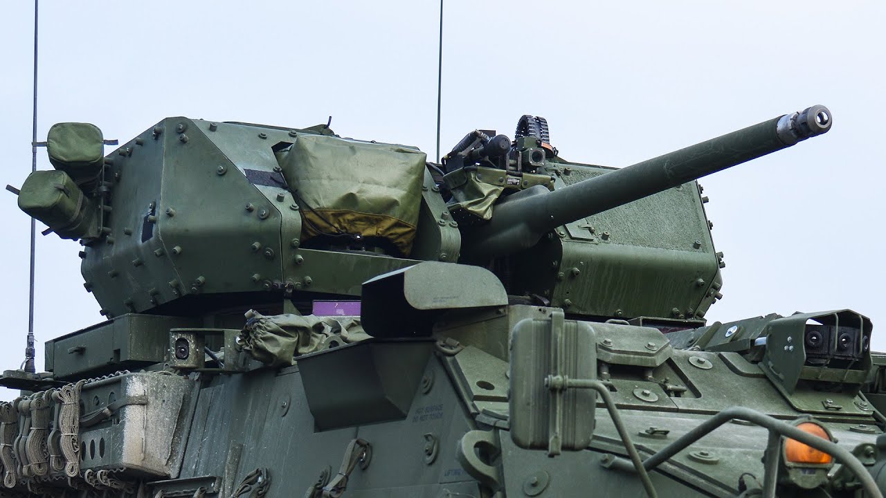 mk44毒蛇ii现场灭火 - m1296,m1128,m1126斯瑞克在行动