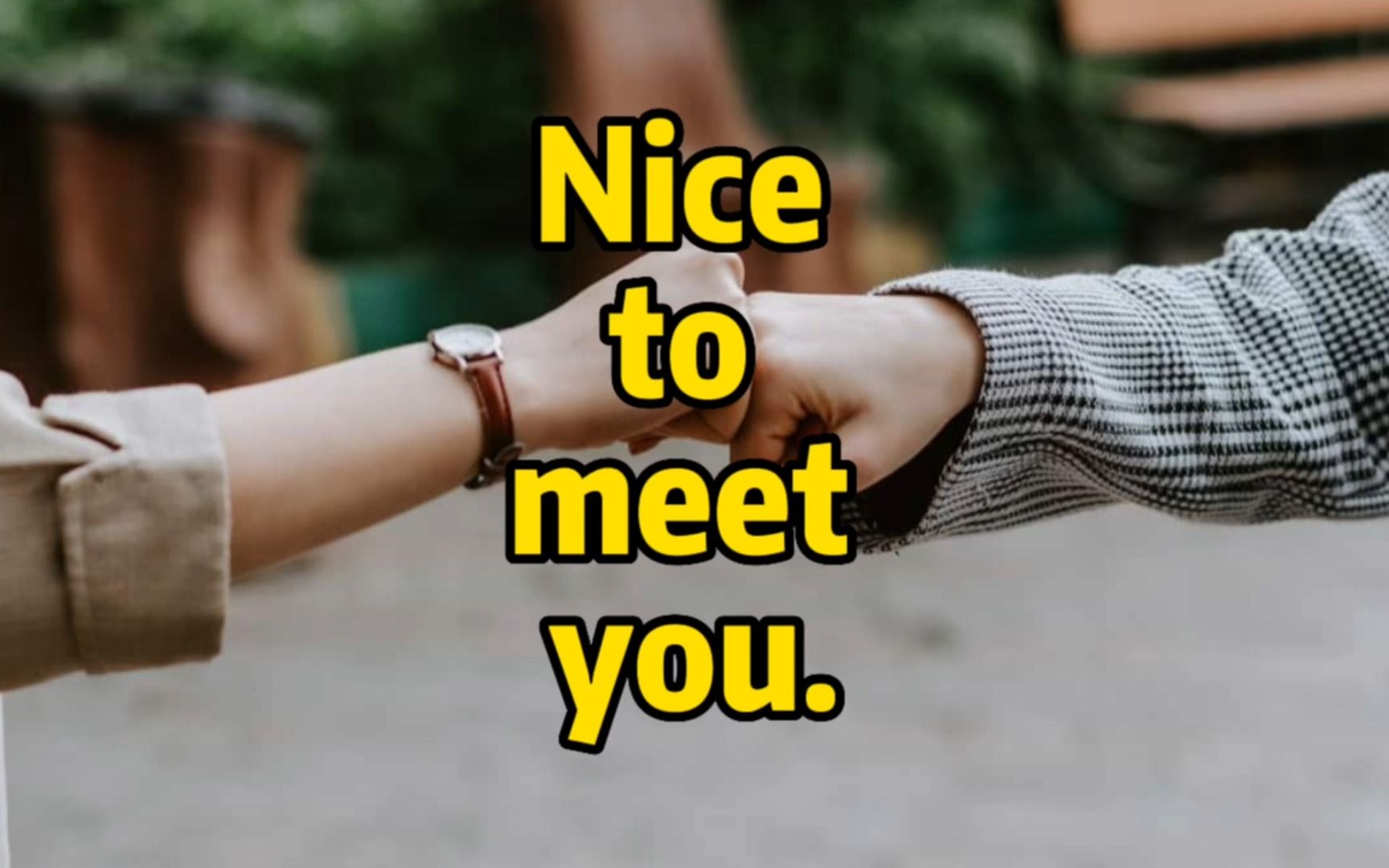 [图]为啥不能用 me too 回应 nice to meet you?