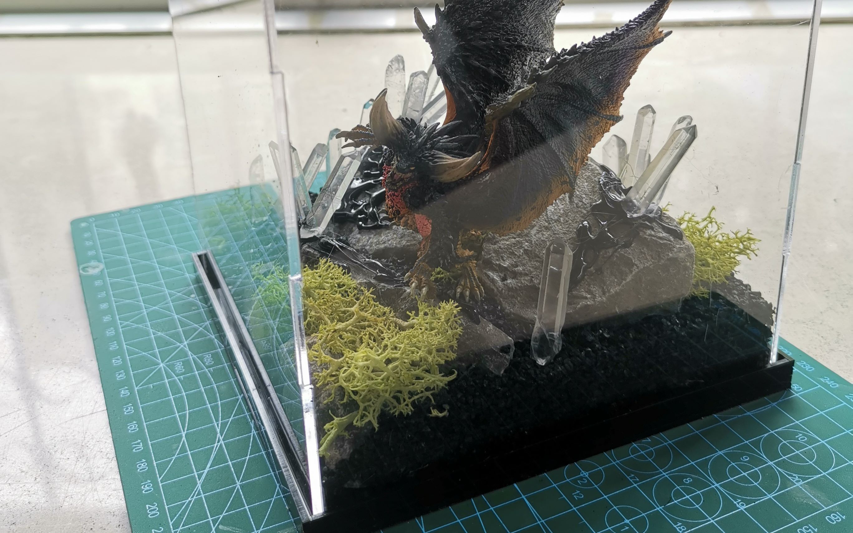 【与心爱的你行至世界尽头】灭尽龙(咩咩子)龙结晶之地生态模型