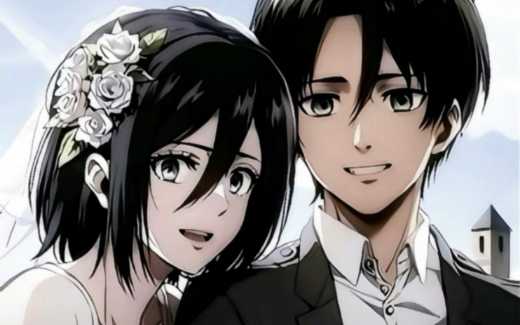 艾伦:我是你什么人 三笠:家人艾伦:鸣!