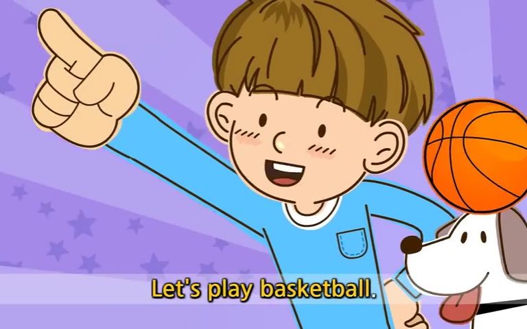 [图]509 Let's play basketball. Badminto