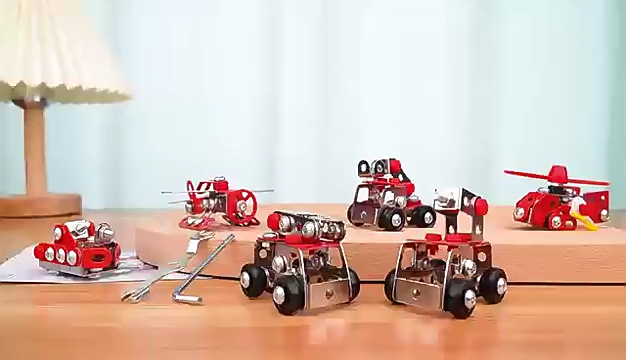 拆装工程车男孩金属拼装玩具拆装螺丝儿童拆卸组装玩具3-6岁套装#工程