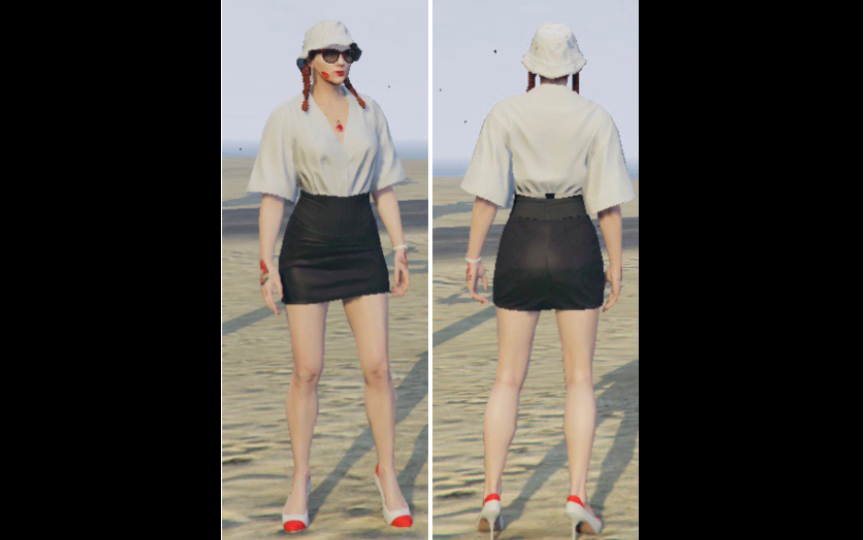 【GTAOnline】女角色束腰短裙网络游戏热门视频