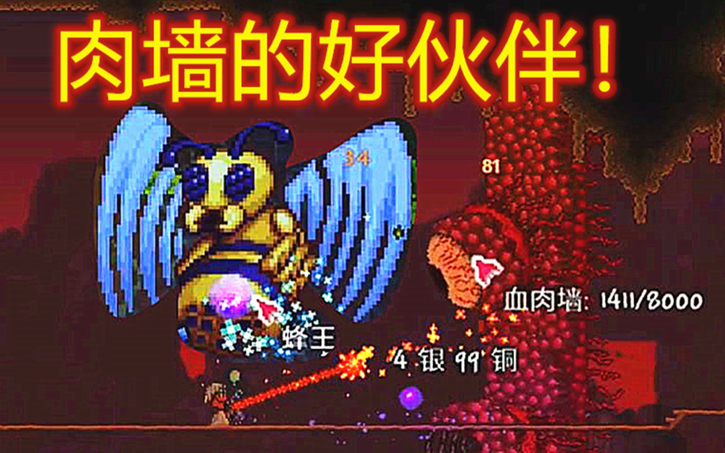 【呱】泰拉瑞亚10:肉山肉墙boss!还是地狱直通车好用啊!
