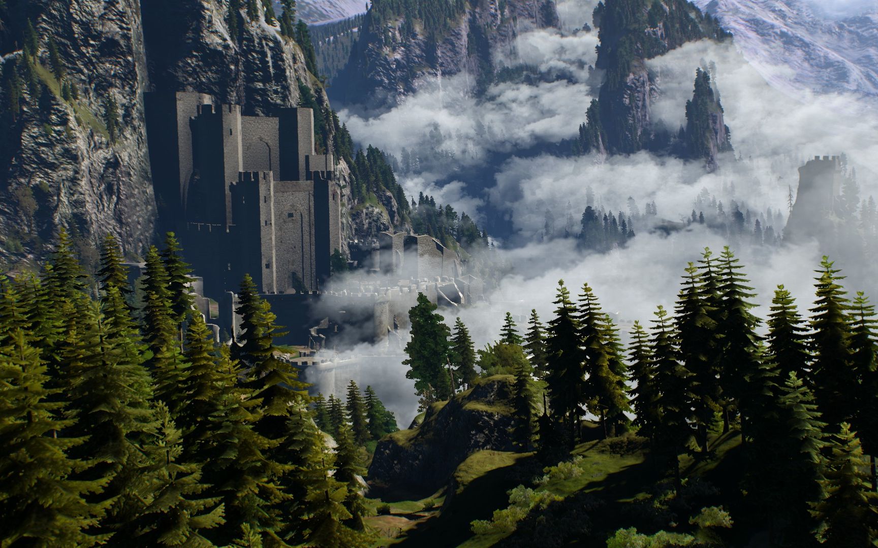 巫师3二周目-凯尔莫罕的女装三人组