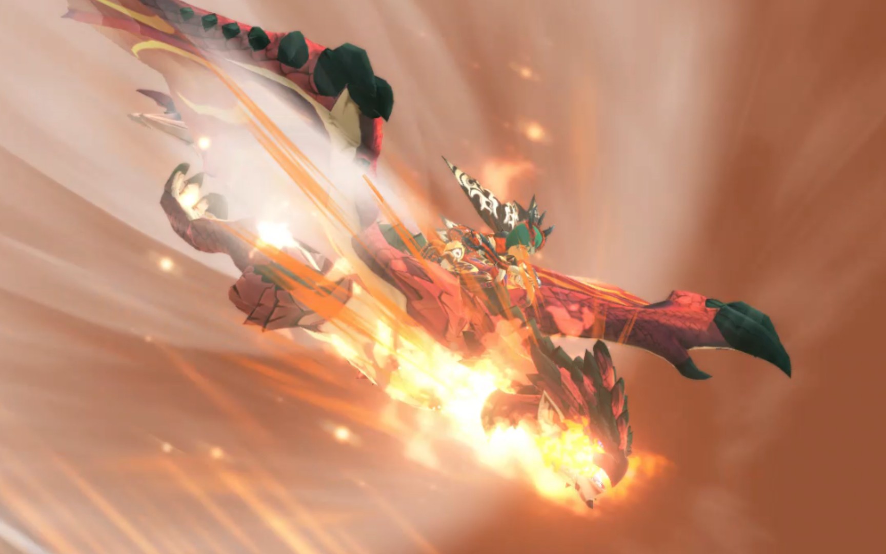 《怪物猎人物语2:毁灭之翼》 黑炎王技能展示