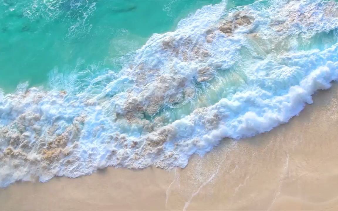 视频素材 ▏h495 4k分辨率超酷海洋海水白色海浪浪花朵朵白浪滔天浪潮