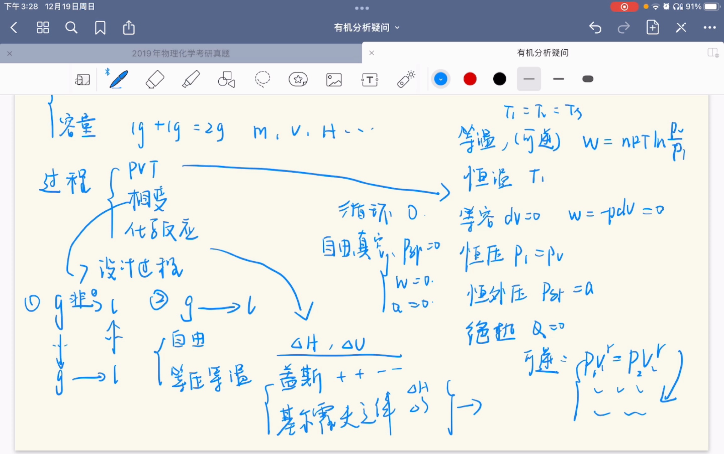 [图]物理化学 全面复习 热力学基础篇