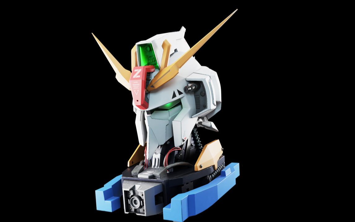 3dmax建模:从box开始教你,超详细的高达头部模型制作