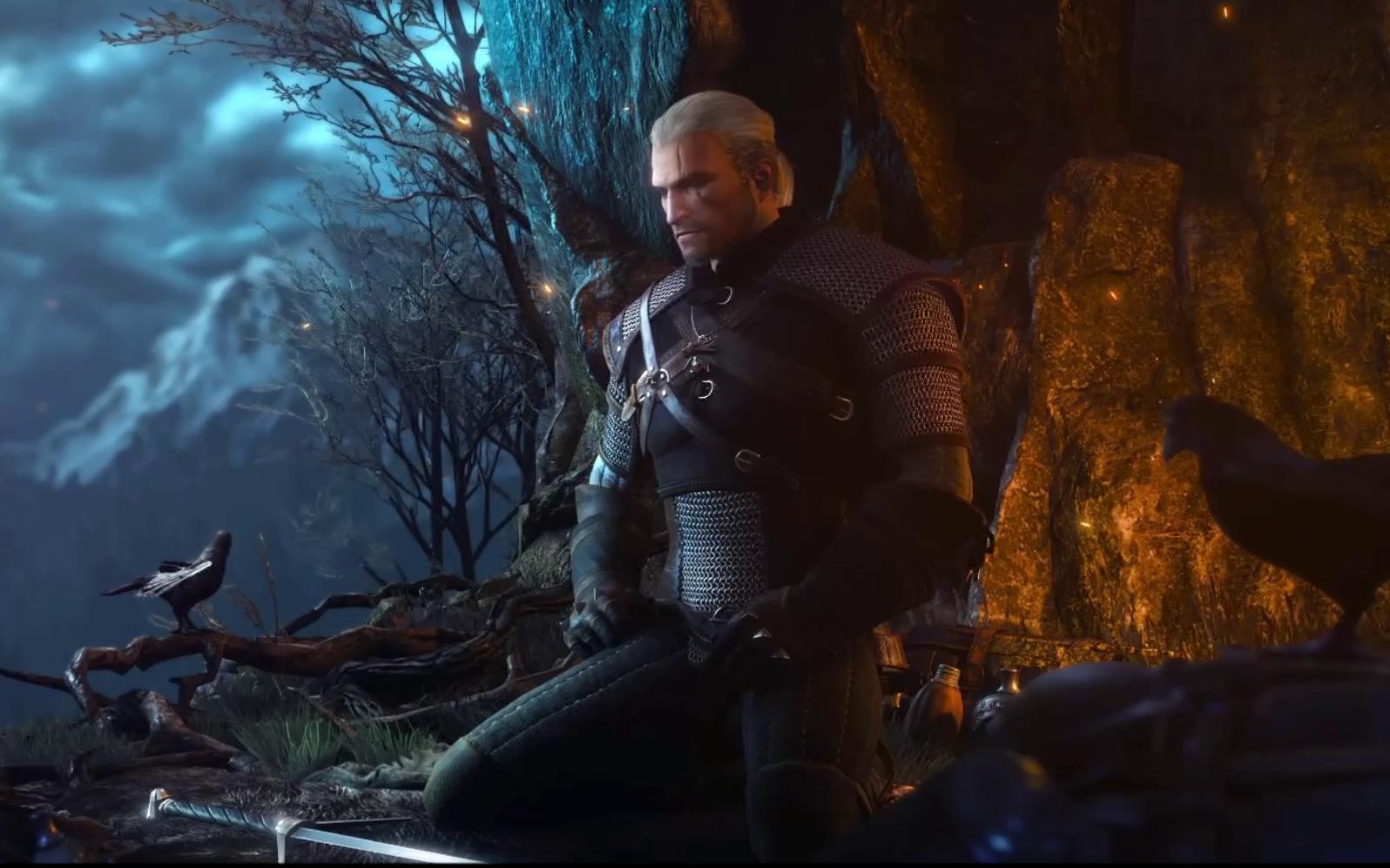 巫师3:狂猎 游戏开场cg 桌面动图