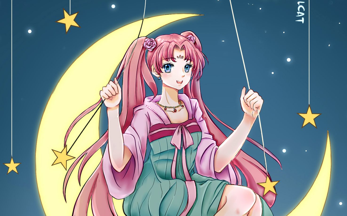 坐在月亮上的少女_哔哩哔哩_bilibili