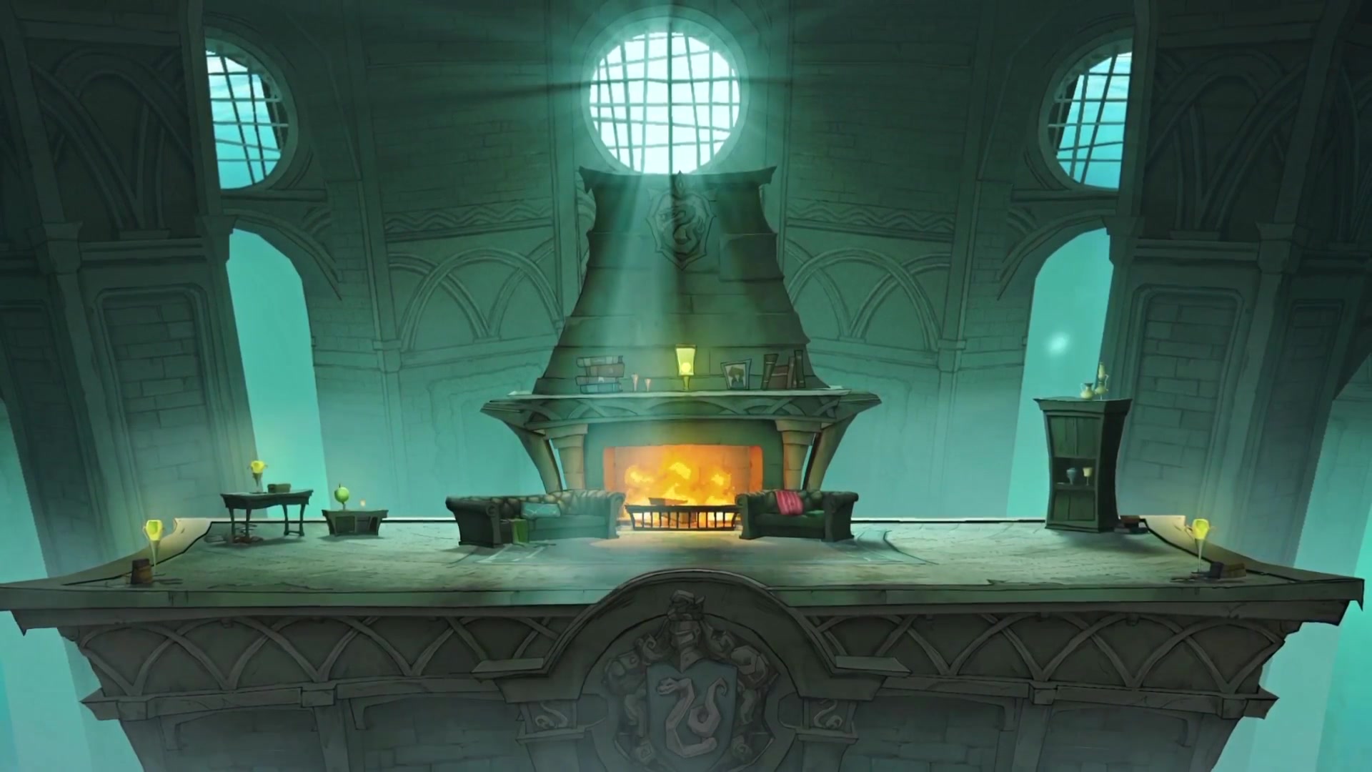 活动  沉于湖底,探密斯莱特林公共休息室