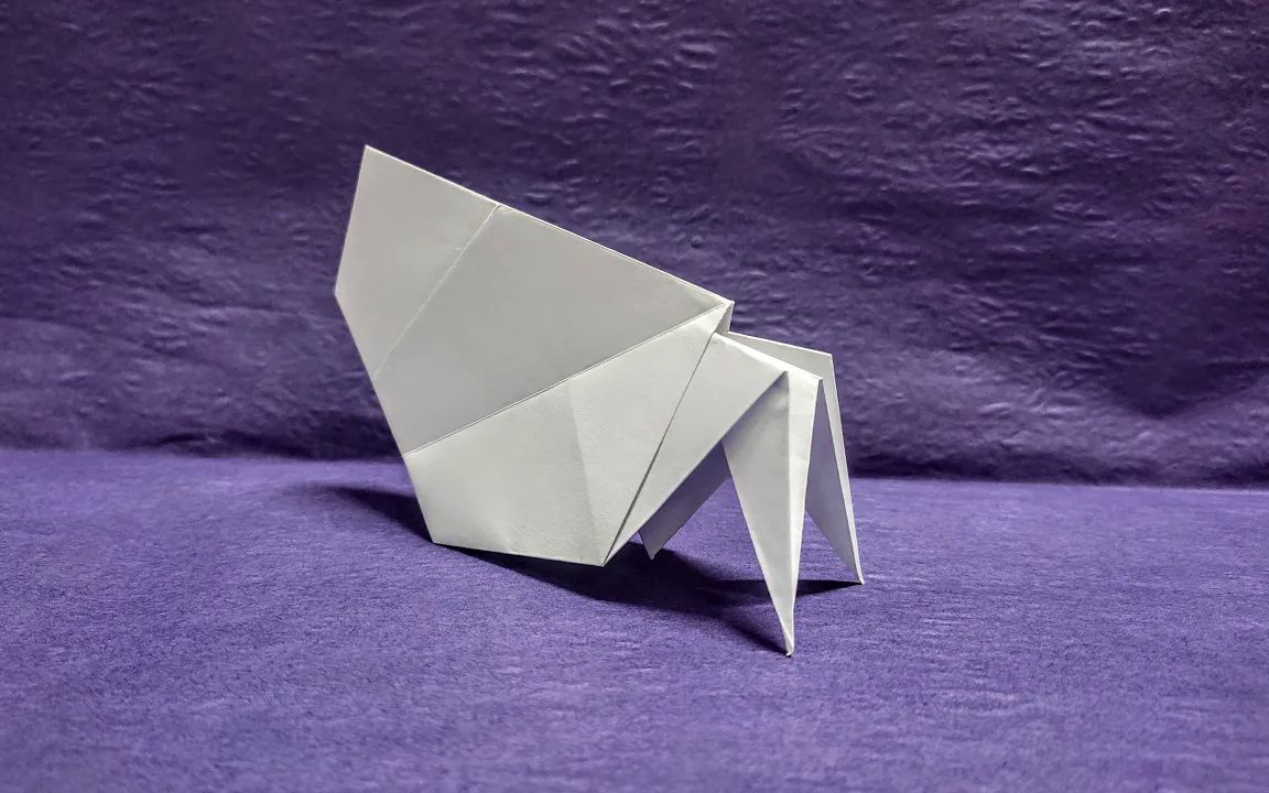 【origami tutorial】j简单的寄居蟹折纸教程how to make an origami