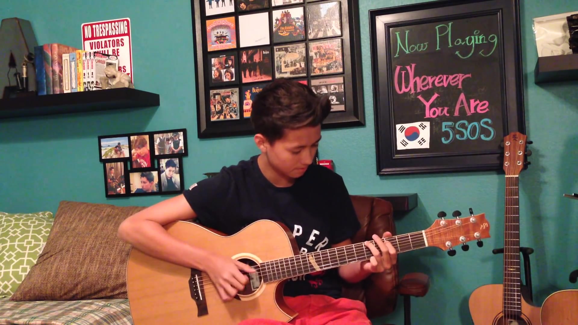 指弹吉他whereveryouare5secondsofsummer5sosandrewfoy