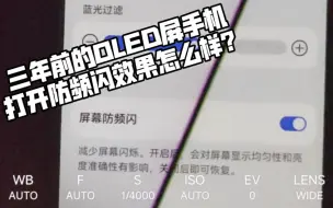 下载视频: 某台三年前的OLED屏手机频闪真的很严重吗？