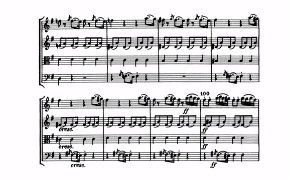 [图]海顿G大调弦乐四重奏作品77号第1首 Haydn - String Quartet Op.77 No.1 (Score)