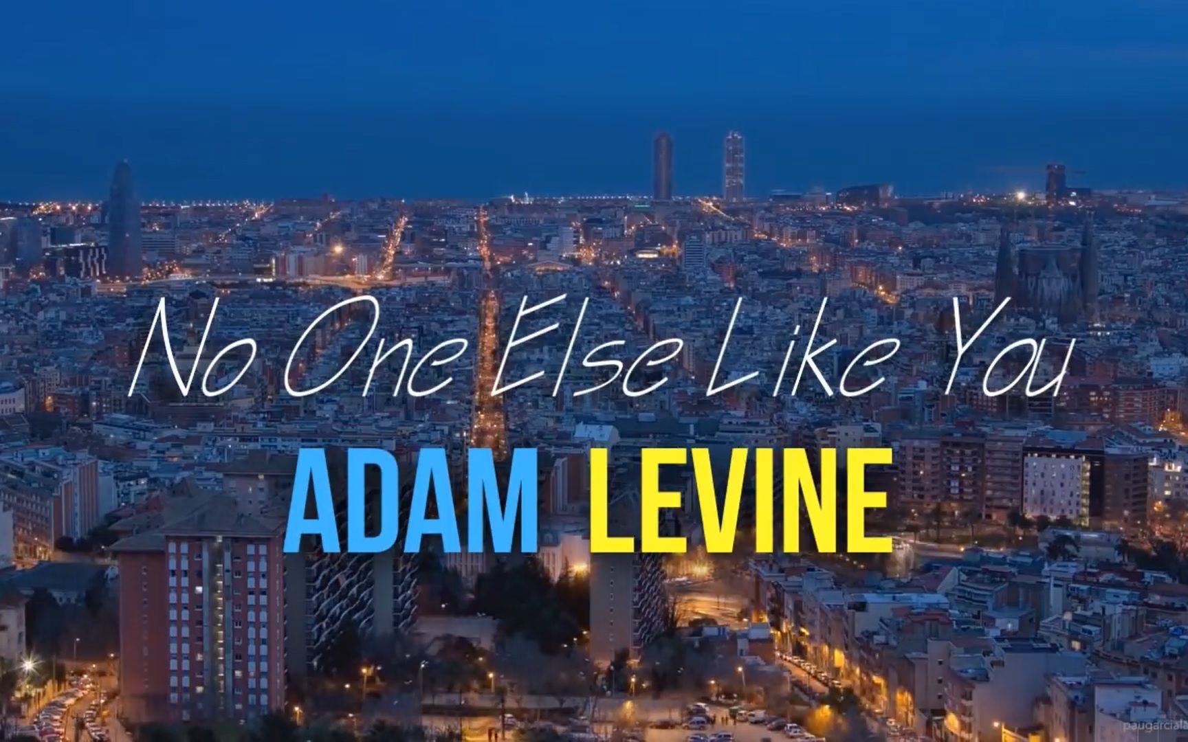 [图]No One Else Like You Adam Levine