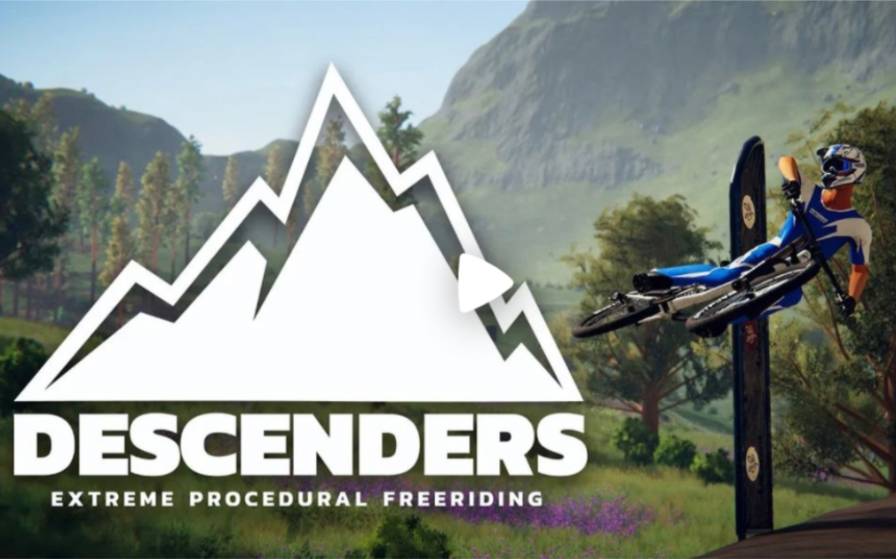 快节奏山地自行车极限竞速游戏《速降王者/Descenders》ios版试玩手游推荐第#438期手机游戏热门视频