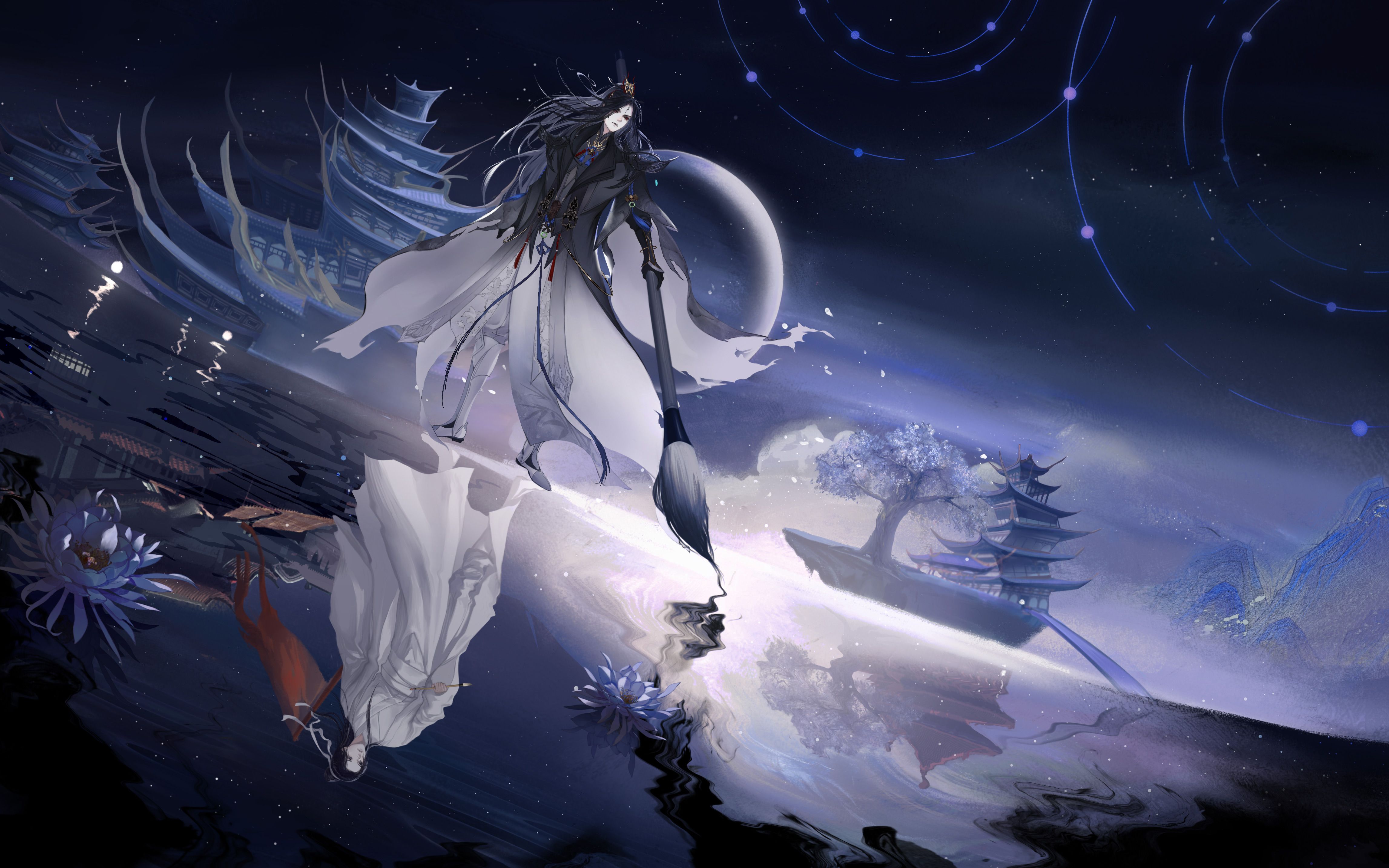 【天下3】焚魂浴火,重生来见.鬼墨门派曲《山河砚》再写书生风骨!