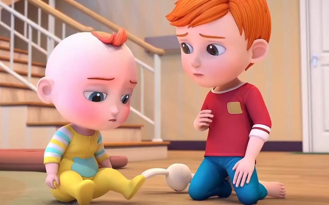 超级宝贝jojo:宝宝生病了,不用怕哦,妈妈爸爸照顾你