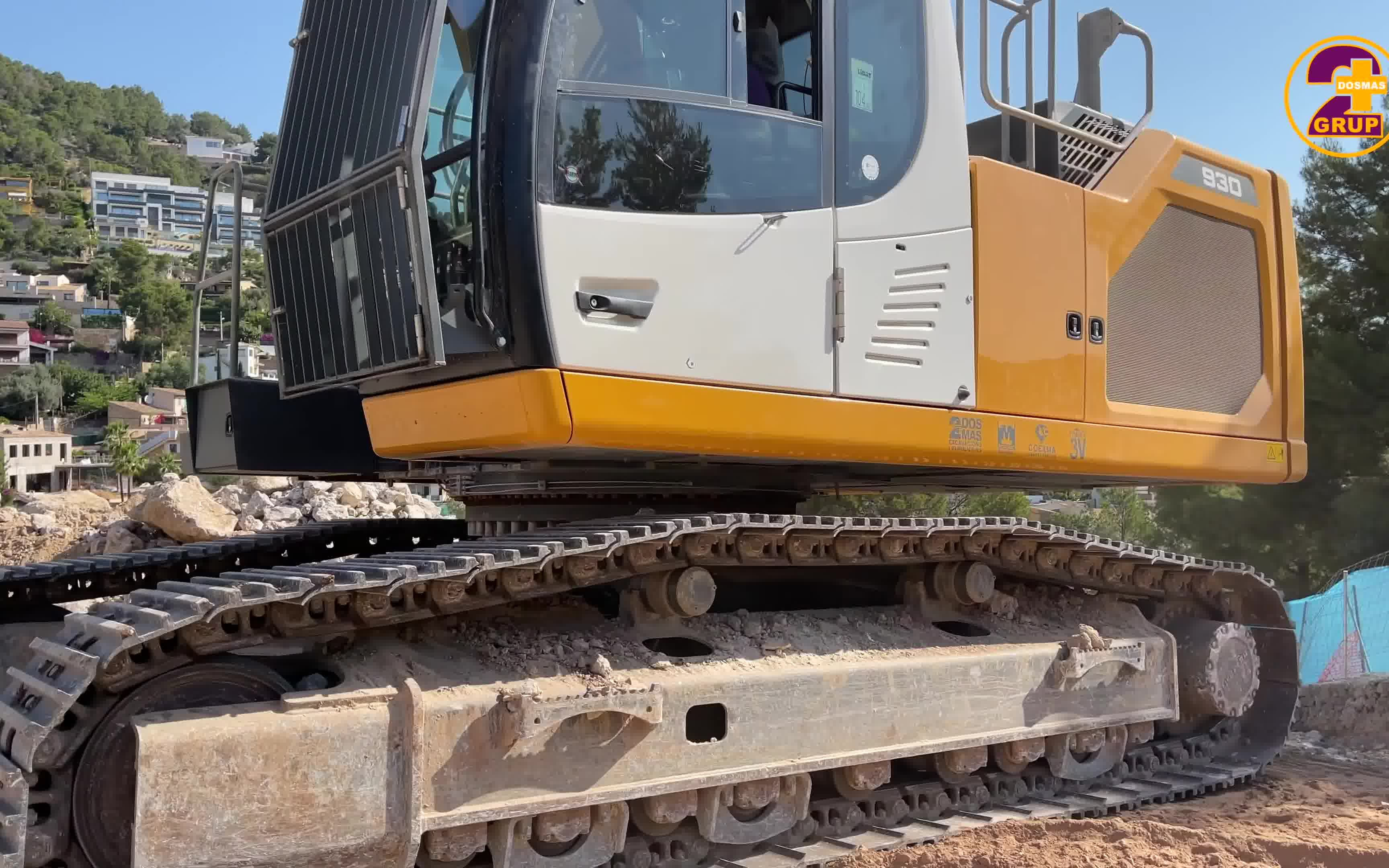 利勃海尔930,914和凯斯cx210d挖掘机施工