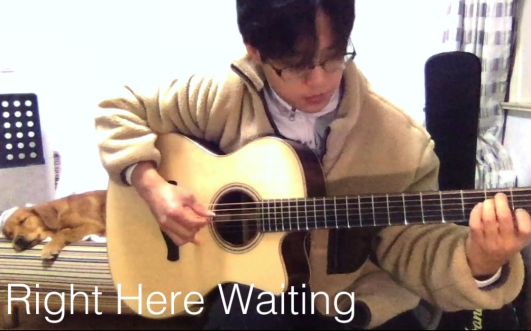 [图]【指弹吉他】Right Here Waiting（改编）