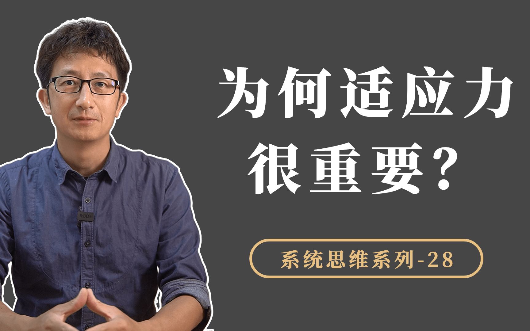 如何提升你的“适应力”?《道德经》和系统思维讲了同一个道理哔哩哔哩bilibili