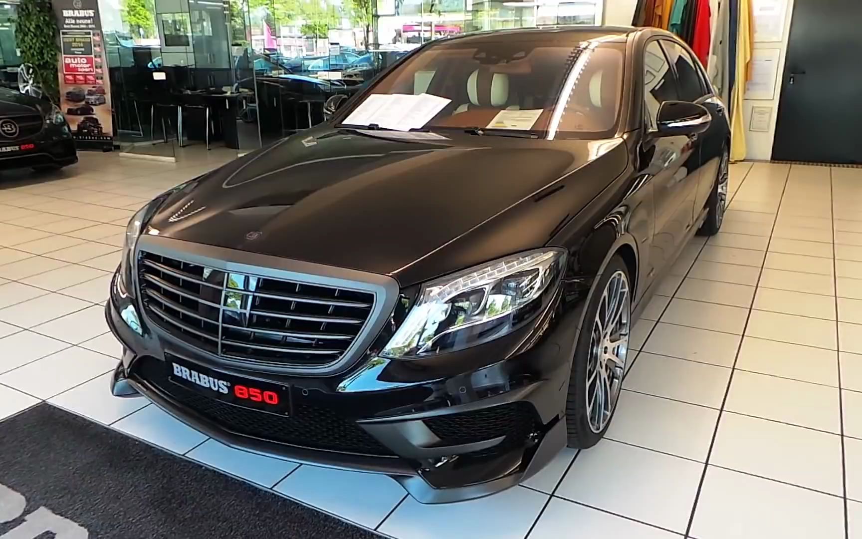 奔驰 w222 巴博斯s级 brabus 850 s class 2016款测评(机翻字幕敬请