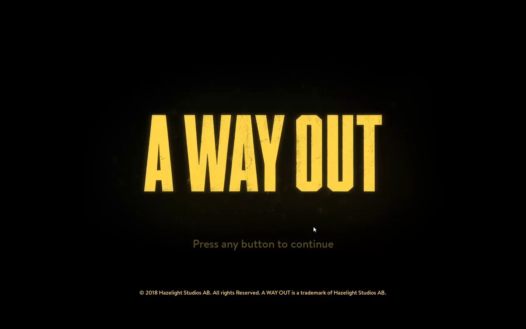 [图]A WAY OUT 逃出生天 已通关，但是其他存档损坏了，欸嘿