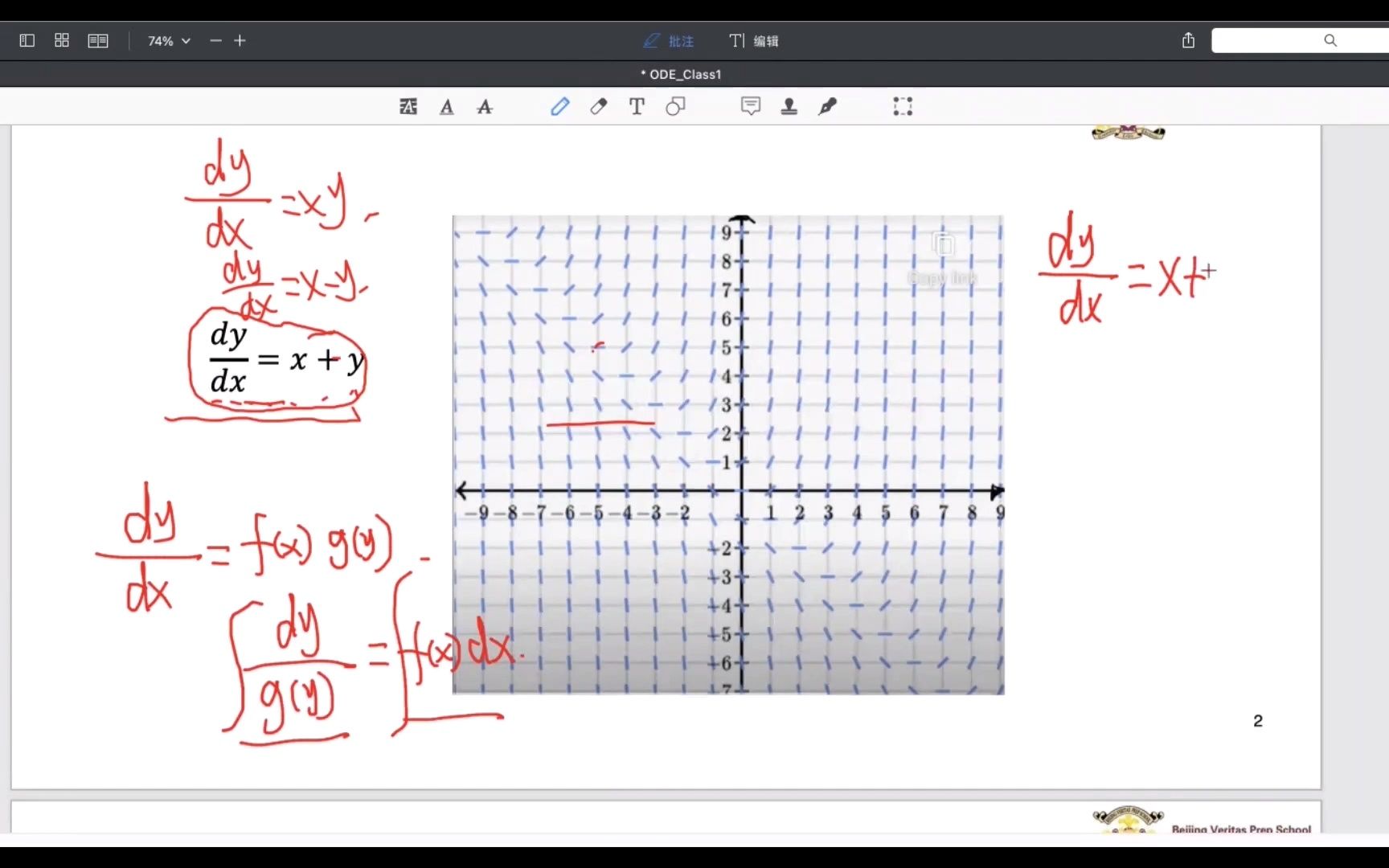 [图]常微分方程详解 ODE_Class1