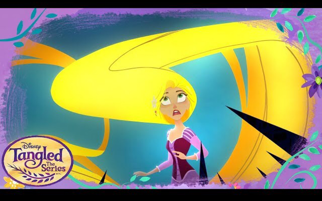 hair moves l inside the journal l tangled the series l disney