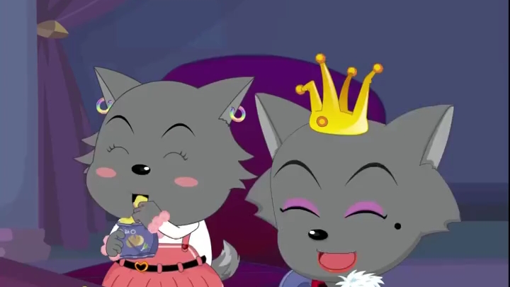 香太狼爱吃零食.