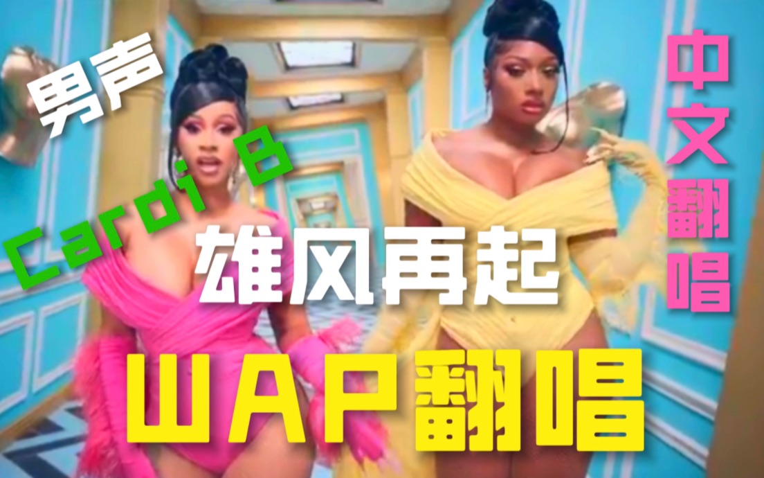 【Cardi B】《WAP》中文 男生翻唱哔哩哔哩bilibili