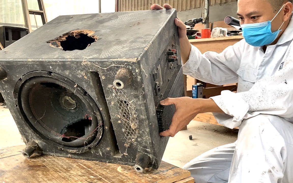 老巴翻新:超解压的jbl音响翻新过程