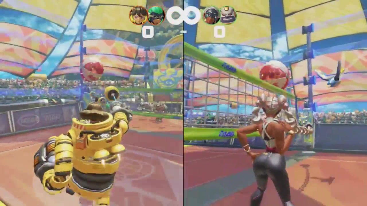 [图][MK]ARMS 排球模式演示 可能比拳击本体模式更好玩