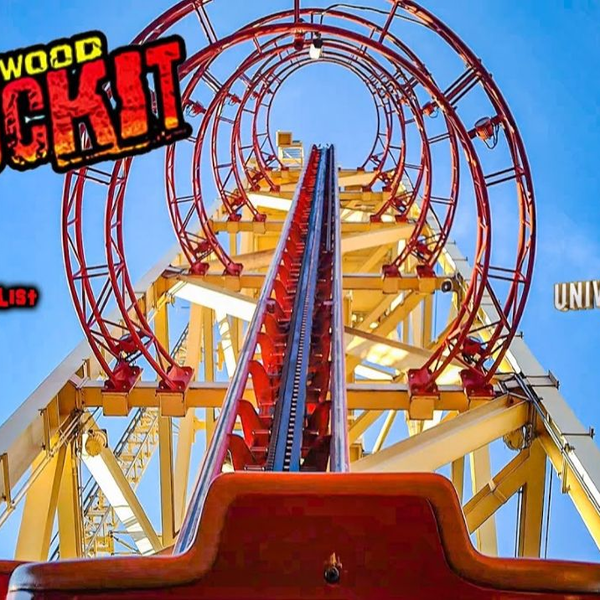 Hollywood Rip Ride Rockit Roller Coaster Front Seat POV Universal Studios  Orlando 2020 