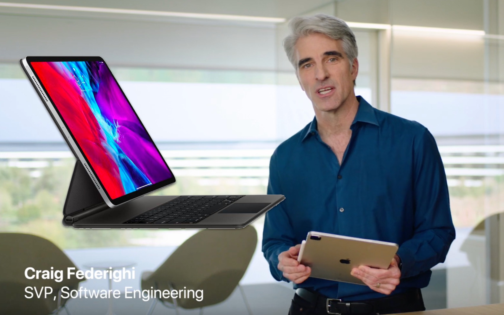 【apple】飞机头 craig 介绍 ipad pro 全新指针功能