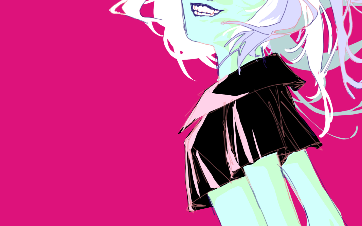 【摸鱼】柳叶笔 很难不喜欢procreate录屏 摸鱼 两分钟浪费生命