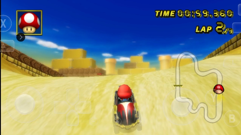 玩马里奥赛车wii(ds烈阳沙漠)