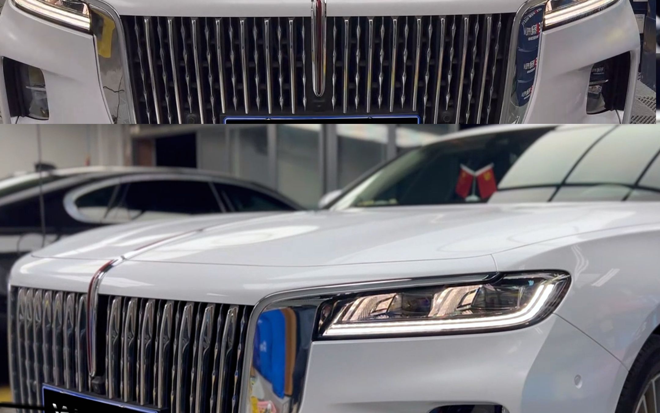 【车身改色】#红旗h9 车身改色膜——珍珠白,车身颜色想变就变,驾驭