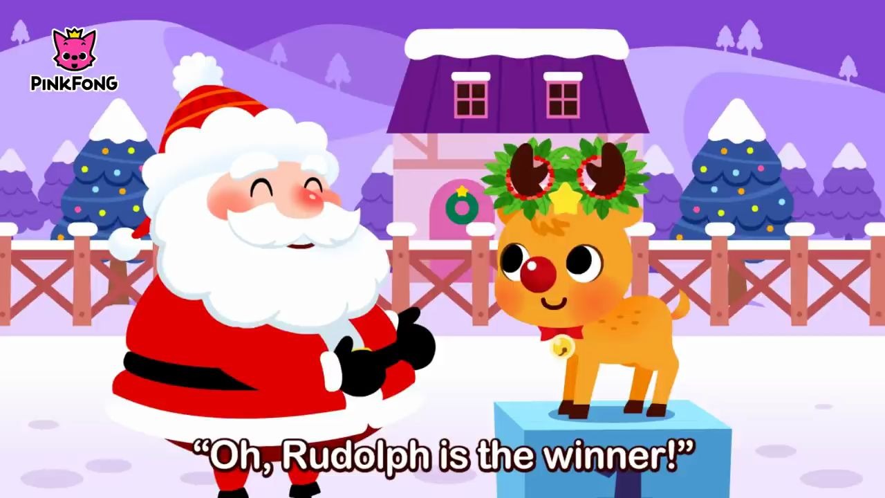 [图][少儿英语歌曲] 红鼻子小鹿鲁道夫 The Red Nosed Reindeer Rudolph