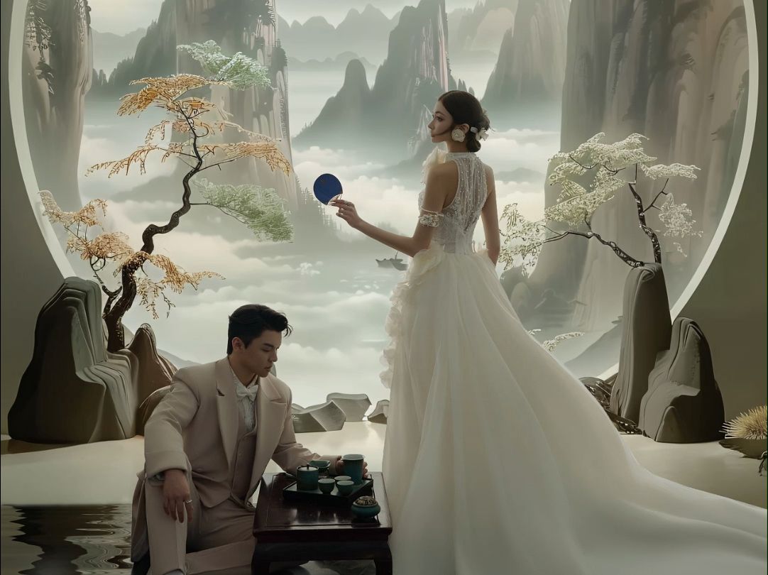 「薇拉摄影」中式婚纱照风格