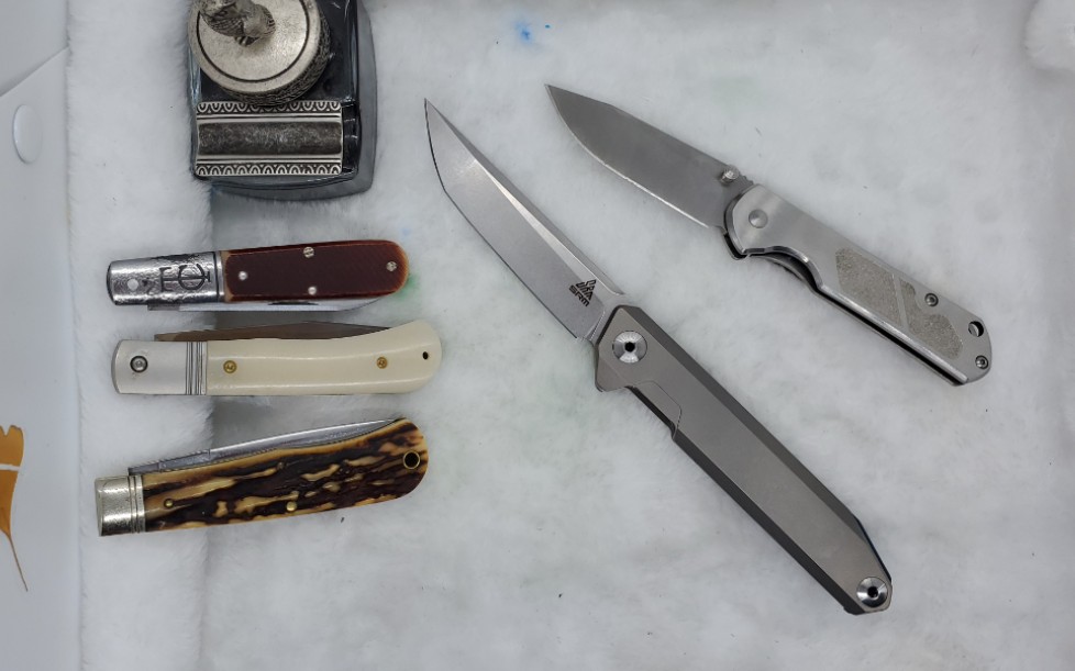 【叶七玩刀】把玩三刃木1161钛合金版