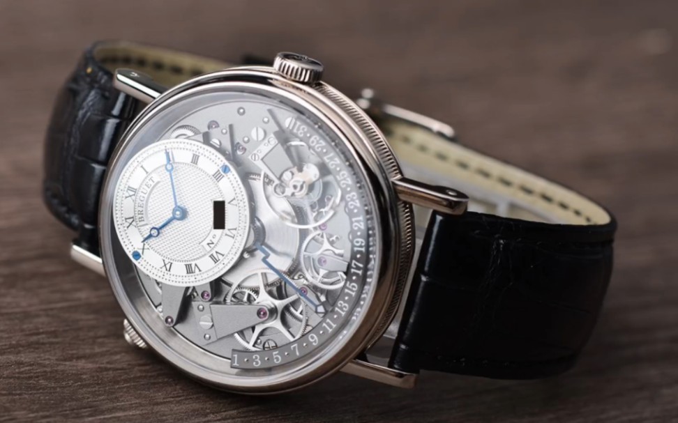 【售价139800rmb】品牌:宝玑breguet系列:传世系列白金镂空表盘日历飞