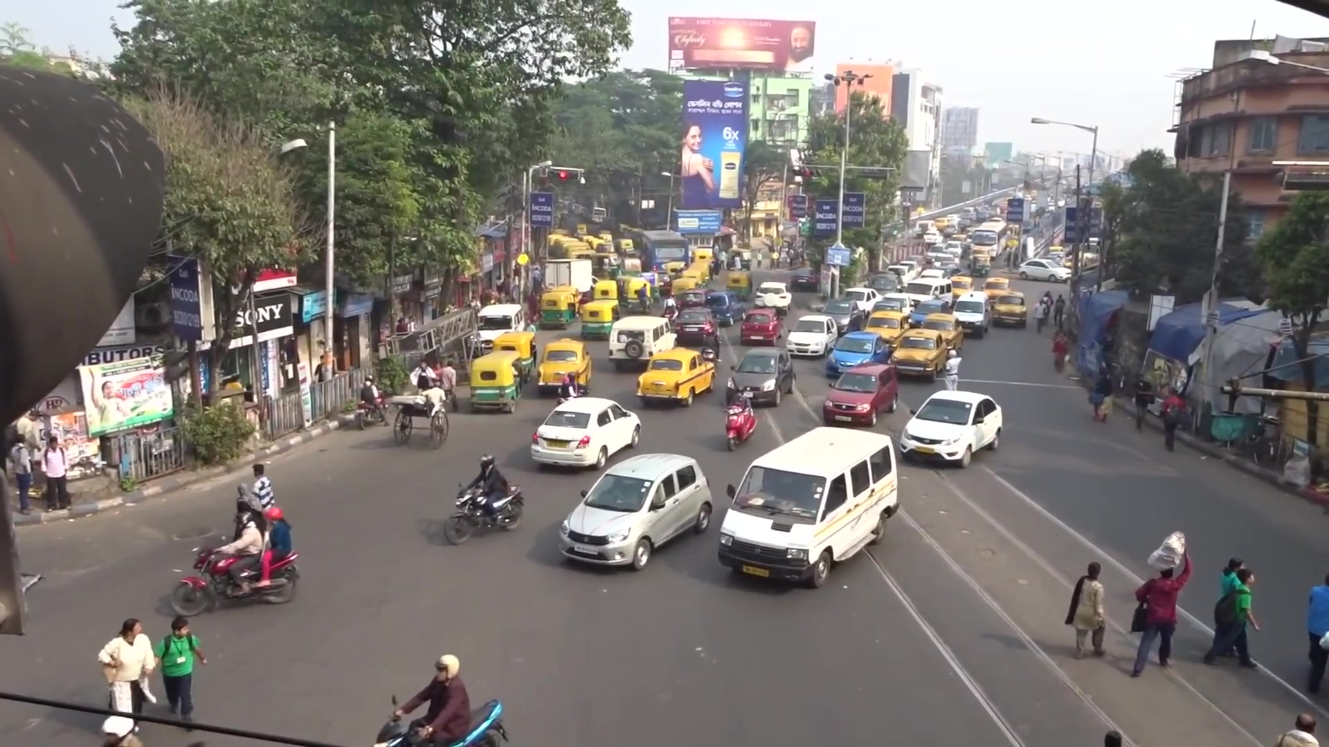 [图]印度一线城市加尔各答的电车，Tollygunge 到 Ballygunge