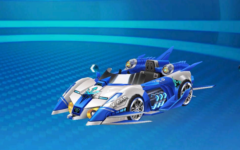 qq飞车高改科技a蓝魔尊试跑