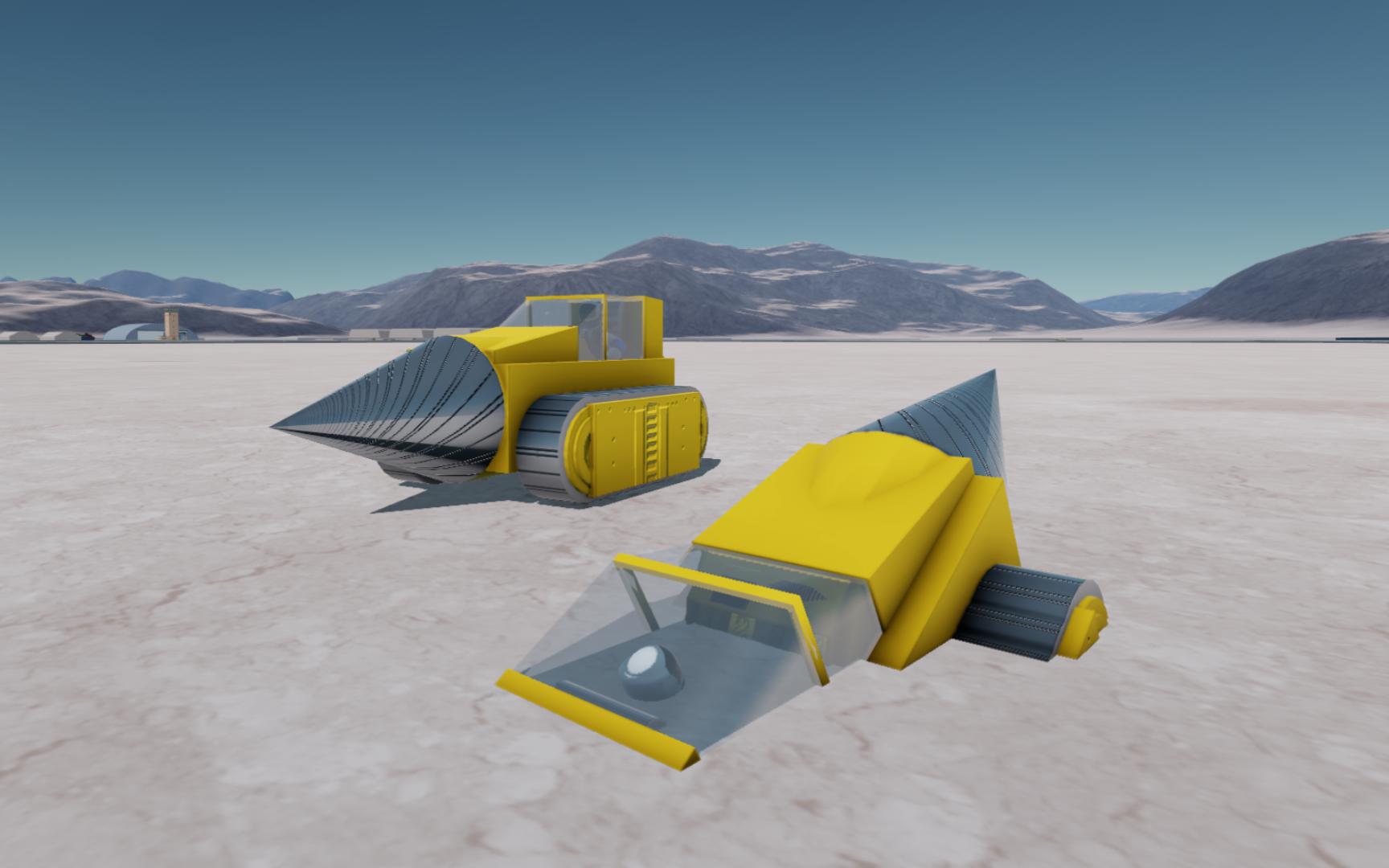 可以潜入地下的钻探车