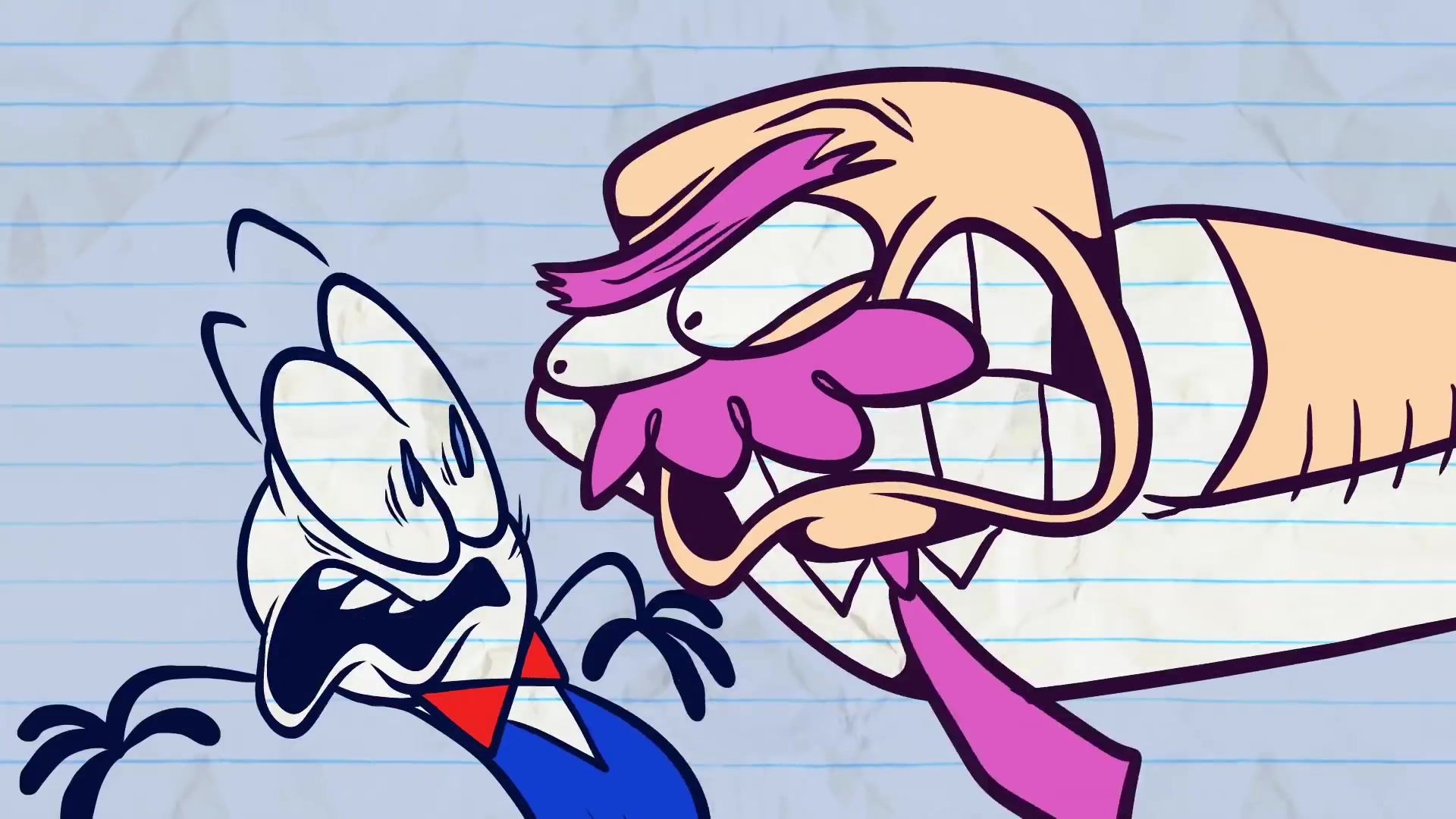 in- stark raving dad 亲子教育 动画 卡通 色彩 儿童 童年 画画