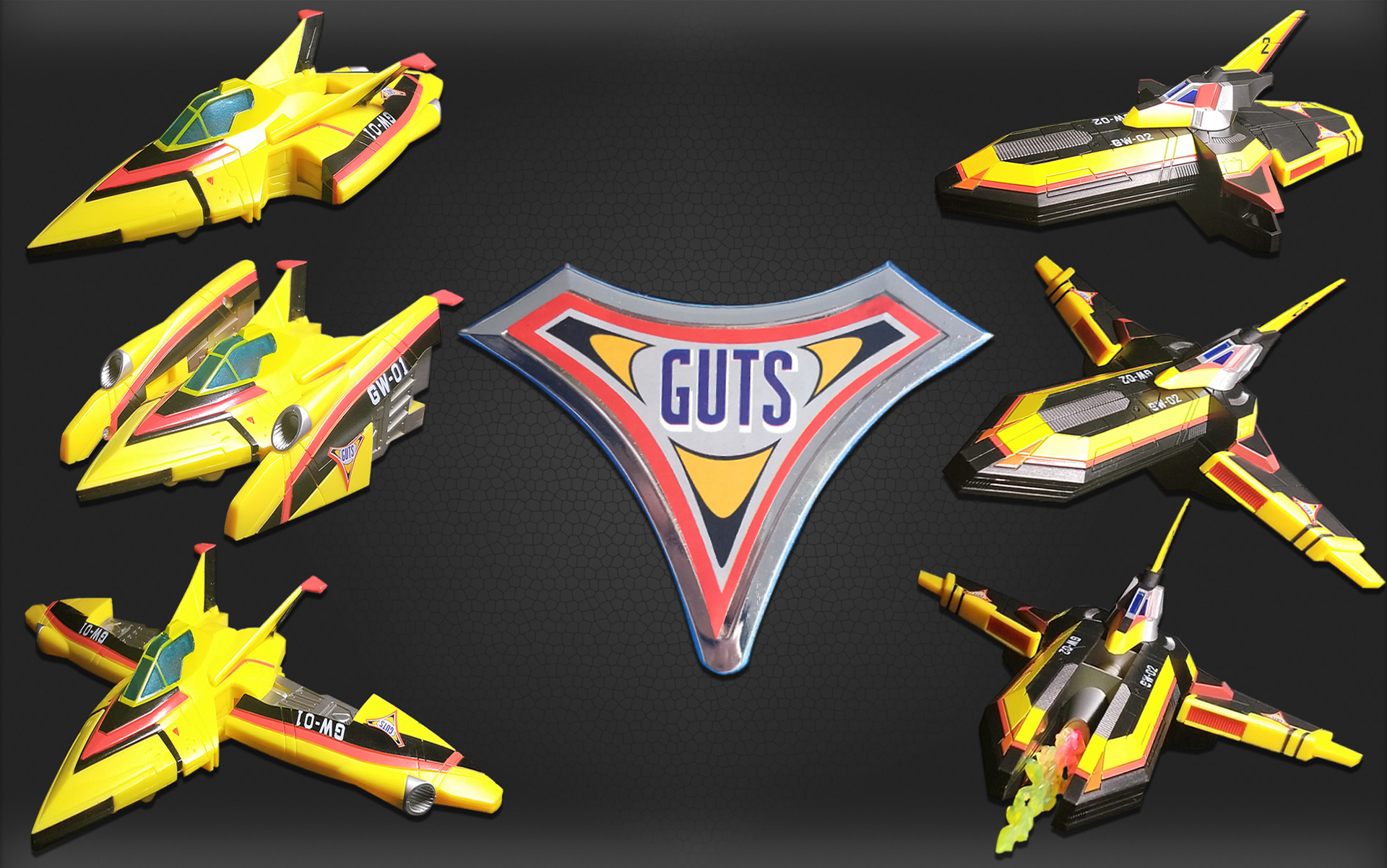 《迪迦奥特曼》胜利队guts 胜利飞燕1号,2号 坠机二人组专用